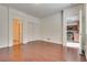 Large bedroom with wood-look flooring and neutral paint at 1139 Via Partito, Henderson, NV 89052