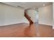 Spacious living room with hardwood floors and staircase at 1139 Via Partito, Henderson, NV 89052