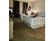This bedroom offers carpet flooring, a queen sized bed and natural light at 1440 Vegas Valley Dr # 2, Las Vegas, NV 89169