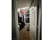 Walk-in closet offering ample storage with shelving and hanging racks at 1440 Vegas Valley Dr # 2, Las Vegas, NV 89169