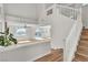 Second floor landing with views of the backyard and pool at 1551 Boundary Peak Way, Las Vegas, NV 89135