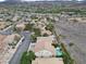 Beautiful views, backyard pools, green trees and desert landscape make this neighborhood serene at 1777 Antelope Valley Ave, Henderson, NV 89012