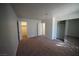 The spacious bedroom offers ample closet space at 2606 S Durango Dr # 264, Las Vegas, NV 89117