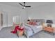Comfortable bedroom features stylish bedside tables with lamps and neutral decor at 3109 Siena Cir, Las Vegas, NV 89128