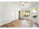 Bright bedroom with a ceiling fan, ample natural light, and spacious closet at 3436 Camsore Point Ln, Las Vegas, NV 89129