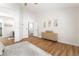 Main bedroom boasts an entryway, closet, and wood-look flooring for a stylish space at 3436 Camsore Point Ln, Las Vegas, NV 89129