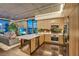 Modern kitchen with wood cabinets, stainless steel appliances, hardwood floors and great natural light at 353 E Bonneville Ave # 1302, Las Vegas, NV 89101