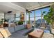 Inviting living room with stylish furnishings, city views, and ample natural light at 353 E Bonneville Ave # 1302, Las Vegas, NV 89101
