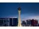 A full, captivating view of the Stratosphere and surrounding buildings at 353 E Bonneville Ave # 1302, Las Vegas, NV 89101