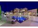 Stunning modern home featuring a luxurious pool and spa for ultimate relaxation and enjoyment at 3740 Caesars Cir, Las Vegas, NV 89120