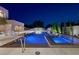 Beautiful backyard with a sparkling pool and spa, perfect for outdoor entertaining and relaxation at 3740 Caesars Cir, Las Vegas, NV 89120