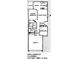 Detailed floor plan showcases layout with bedrooms, bathrooms, kitchen, living room, patio, and garage spaces at 4205 Caliper Dr, Las Vegas, NV 89110