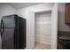 Walk-in pantry featuring ample storage with white wire shelving, located in the kitchen at 5055 W Hacienda Ave # 2125, Las Vegas, NV 89118