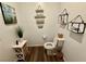 Toilet with decor and a small cabinet for supplies at 600 N Carriage Hill Dr # 1082, Las Vegas, NV 89138
