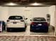 Spacious two car garage with epoxy flooring and ample lighting at 600 N Carriage Hill Dr # 1082, Las Vegas, NV 89138