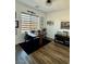 Well-lit home office with modern desk, comfortable seating, and stylish decor at 600 N Carriage Hill Dr # 1082, Las Vegas, NV 89138