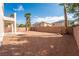 Expansive backyard with potential for landscaping, play area or gardening at 7098 Seabirds Pl, North Las Vegas, NV 89084