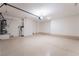 Spacious garage featuring sealed floors and ample storage space at 7098 Seabirds Pl, North Las Vegas, NV 89084