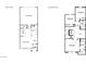 Detailed floor plan showcasing the layout of both the first and second floors at 7384 Hayes Harbor Ct # Lot 213, North Las Vegas, NV 89084