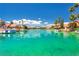 Beautiful water view highlighting the community's waterfront properties and serene lake environment at 8404 Shore Breeze Dr, Las Vegas, NV 89128