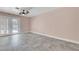 Bedroom with French doors leading to the backyard pool at 8705 Orvieto Dr, Las Vegas, NV 89117