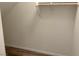 Empty closet with a shelf and a hanging rod at 929 Hunter Shores Ave, North Las Vegas, NV 89084