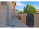 Private outdoor patio offers secure access to the parking area at , Henderson, NV 89011