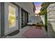 Cozy outdoor patio with stylish furniture and privacy at 1025 Willow Tree Dr # B, Las Vegas, NV 89128