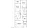 Second-floor plan with owner's suite, two bedrooms, laundry, walk-in closet and covered deck at 143 Aqua Commons Ln, Henderson, NV 89015