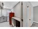 Well-lit laundry room with modern appliances, ample counter space, and additional storage at 1940 Canterbury Dr, Las Vegas, NV 89119