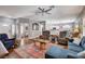 Bright and spacious living room showcasing hardwood floors and an open floor plan at 2078 Wildwood Lake St, Henderson, NV 89052