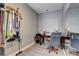 Office space with large mirror, desk, sewing machine and wall storage at 2078 Wildwood Lake St, Henderson, NV 89052