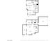 Detailed two-story floor plan showcasing the layout of bedrooms, bathrooms, living spaces, and garage dimensions at 236 Callen Falls Ave # 1211, Henderson, NV 89011