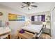 Cozy bedroom boasts bright natural light and contemporary decor at 2460 Old Forge Ln # 48, Las Vegas, NV 89121