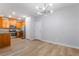 Bright open living area featuring kitchen with stainless steel appliances at 2871 Tanager Hill St, Henderson, NV 89044