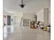 This garage features epoxy flooring, a utility sink, and an attached water heater at 2894 Matese Dr, Henderson, NV 89052