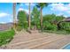 Landscaped backyard with a fire pit is perfect for outdoor relaxation and entertaining at 2901 Josephine Dr, Henderson, NV 89044