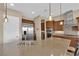 Modern kitchen with stainless steel appliances, island, and sleek finishes at 2901 Josephine Dr, Henderson, NV 89044