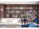 Inviting clubhouse lounge with stylish decor, cozy seating, and curated display shelves at 2901 Josephine Dr, Henderson, NV 89044