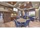 Inviting lounge area with fireplace, tables, and a coffee station at 2901 Josephine Dr, Henderson, NV 89044
