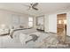 Serene main bedroom offering soft lighting, a spacious layout, and a minimalist design at 3163 Biccari Ave, Henderson, NV 89044