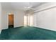 Spacious bedroom with dual doors, ceiling fan, and closet at 3510 Judah Way, Las Vegas, NV 89147