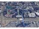An aerial view highlighting the location between CityCenter and Panorama Towers near the Las Vegas strip at 4575 Dean Martin Dr # 1909, Las Vegas, NV 89103