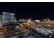 A stunning nighttime cityscape view captures the vibrant lights of the city skyline at 4575 Dean Martin Dr # 1909, Las Vegas, NV 89103