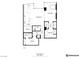 Detailed floor plan showcasing the layout of the 1690 sqft residence with dimensions and room names at 4575 Dean Martin Dr # 1909, Las Vegas, NV 89103