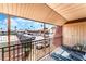 Relaxing balcony view overlooks parking and tennis courts at 5020 Indian River Dr # 424, Las Vegas, NV 89103