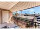 Balcony view of community tennis courts for active lifestyle at 5020 Indian River Dr # 424, Las Vegas, NV 89103