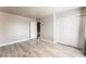 Spacious bedroom with closet space, neutral tones, and modern flooring at 5020 Indian River Dr # 424, Las Vegas, NV 89103