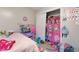 Bright bedroom featuring a closet and ample play space at 5112 Pebble Beach Blvd, Las Vegas, NV 89108