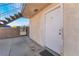 Exterior entrance with stair access and secure gated entry at 5112 Pebble Beach Blvd, Las Vegas, NV 89108